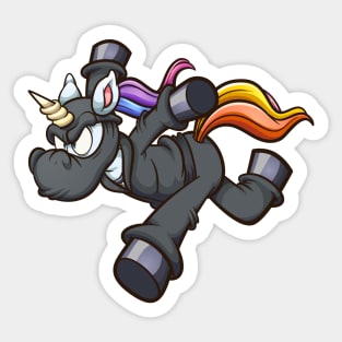 Ninja unicorn Sticker